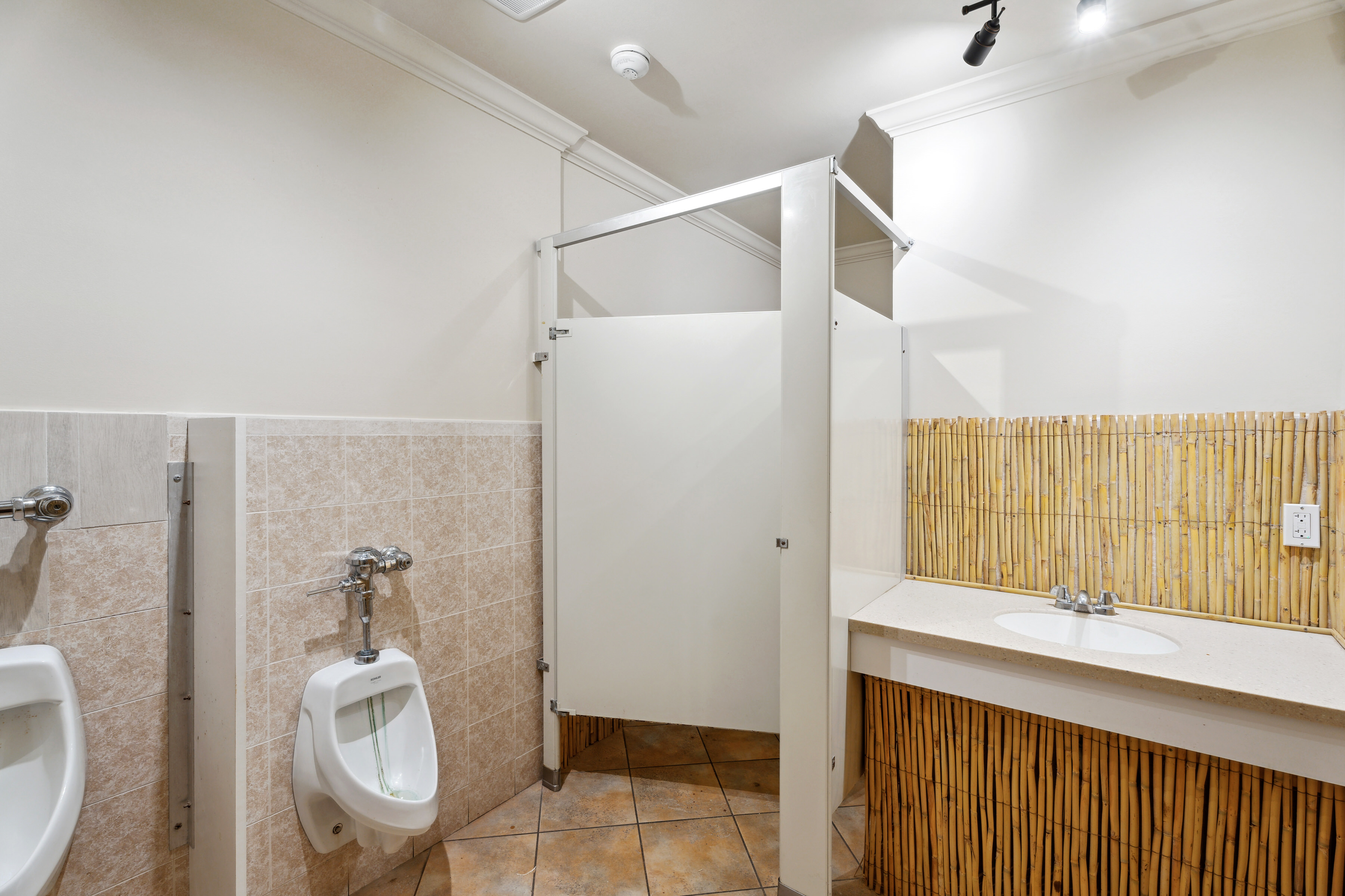 363 Beach Road Hampton Bays, NY 11959 - Photo 26 of 27 a bathroom with a granite countertop sink toilet and shower
