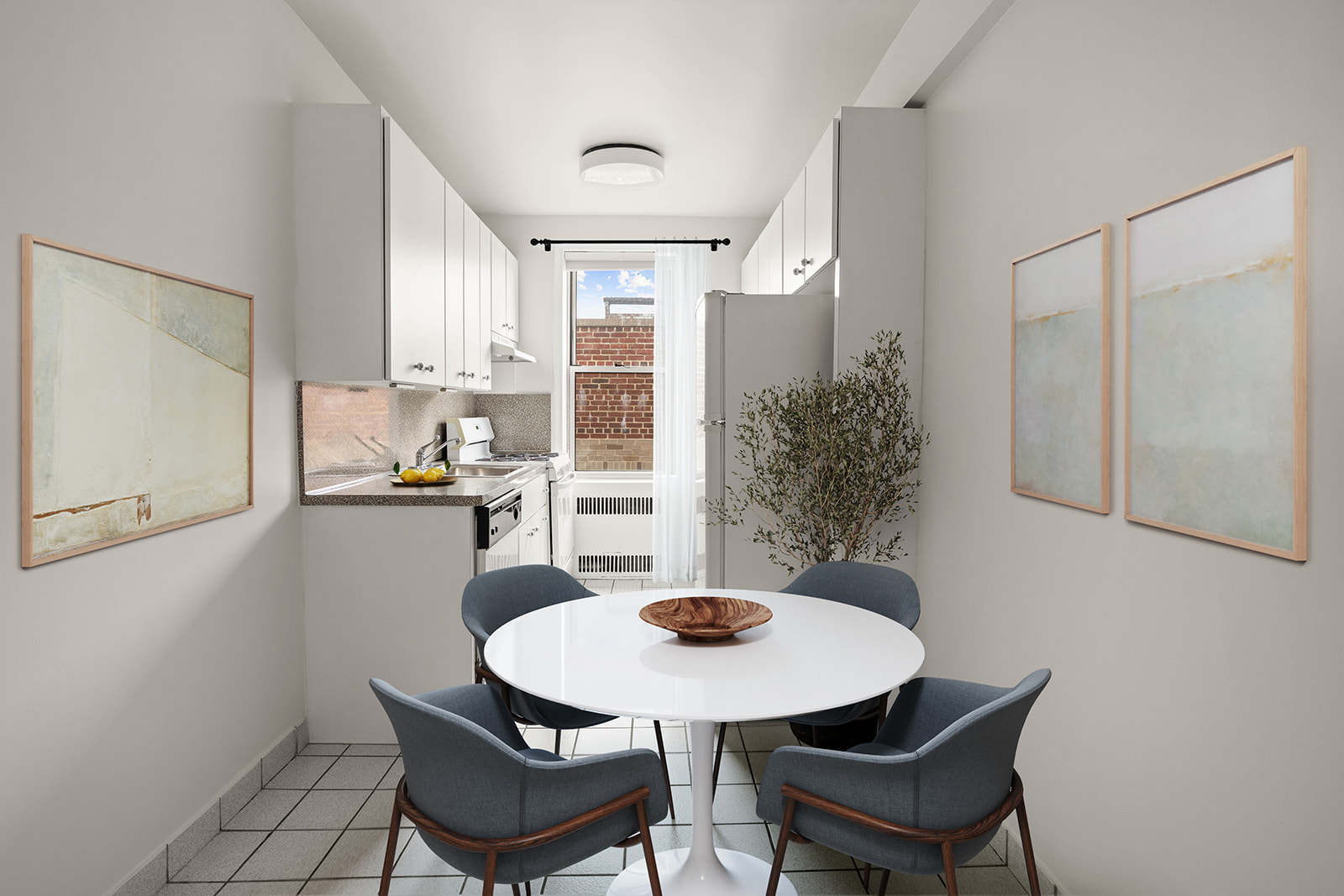 76-12 35th Avenue, Unit J6 Queens, NY 11372 - Photo 8 of 14 a view of a dining room with furniture and wooden floor