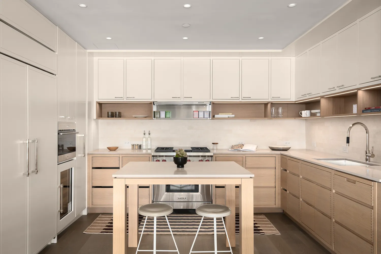 250 West 96th Street, Unit 3A Manhattan, NY 10025 - Photo 5 of 32 a kitchen with a sink stove and cabinets