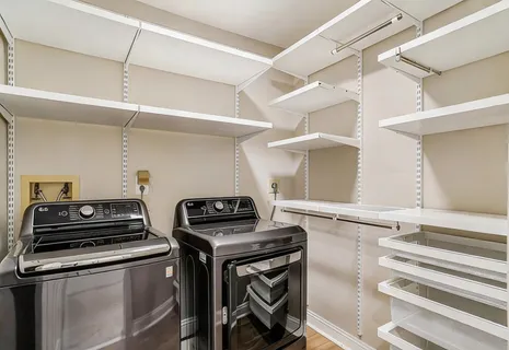 a room with furniture and a fireplace