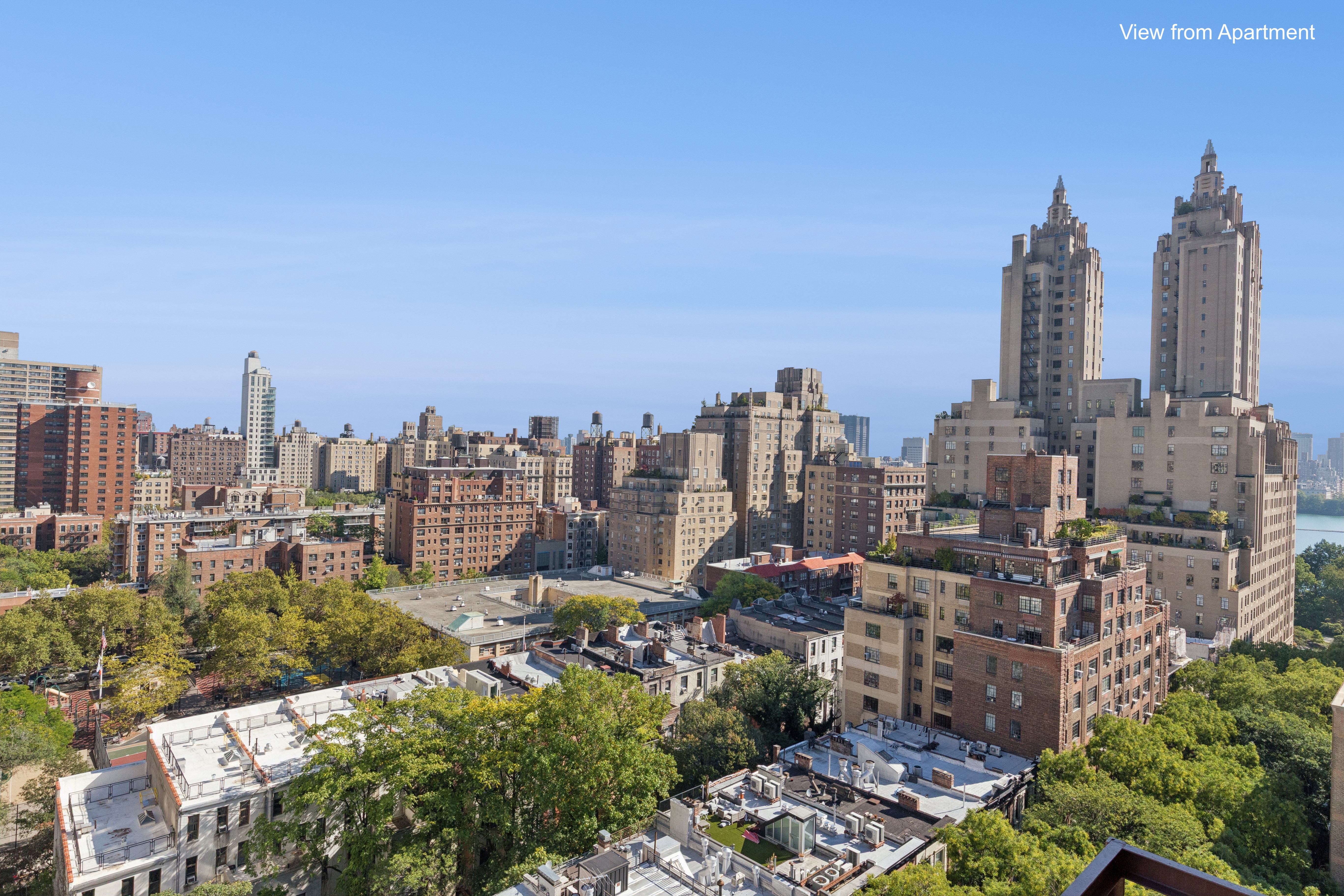 609 Columbus Avenue, Unit 18E Manhattan, NY 10024 - Photo 9 of 10 a view of a city with tall buildings
