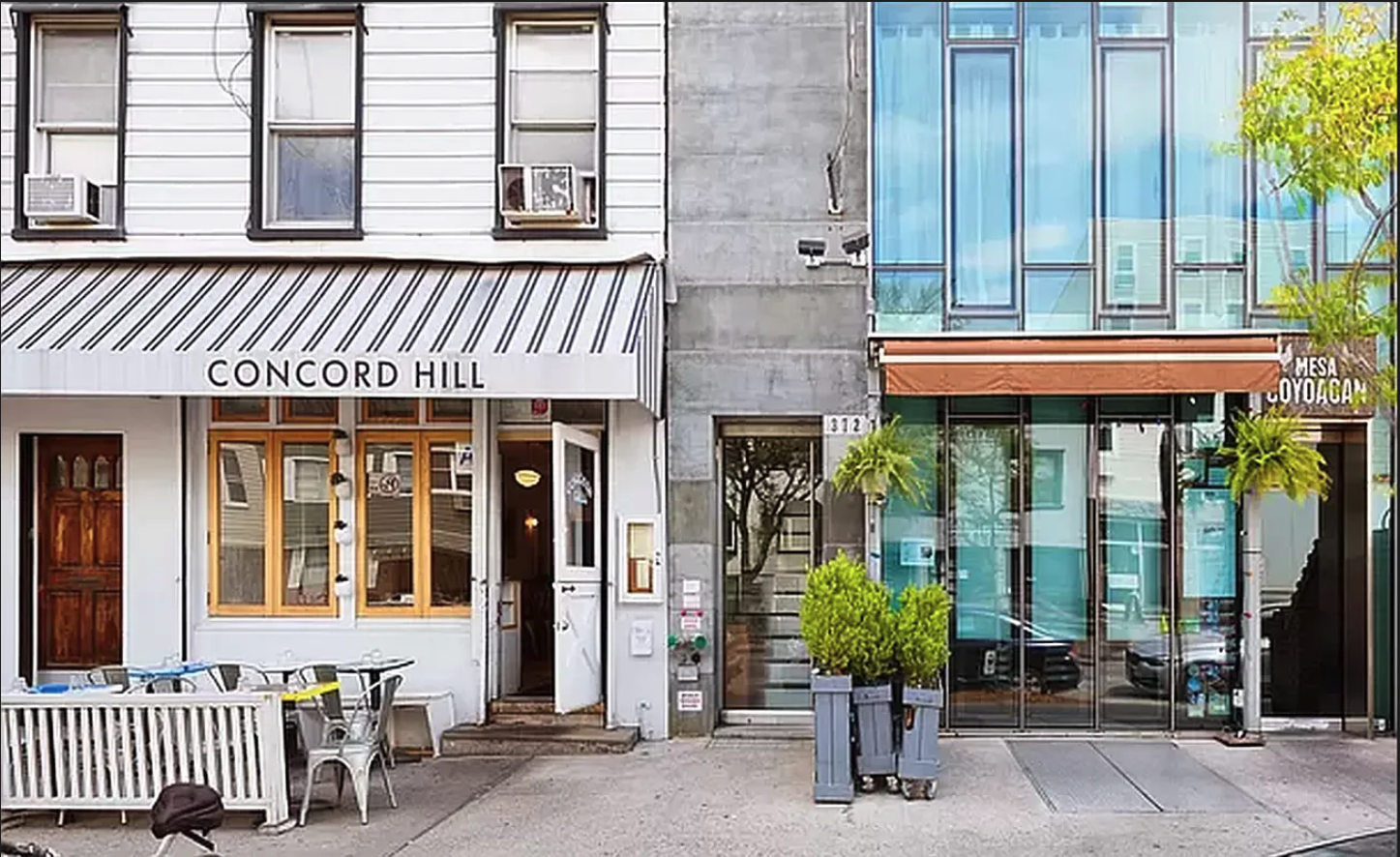 68 Maspeth Avenue, Unit 3A Brooklyn, NY 11211 - Photo 6 of 9 a potted plant sitting in front of a building