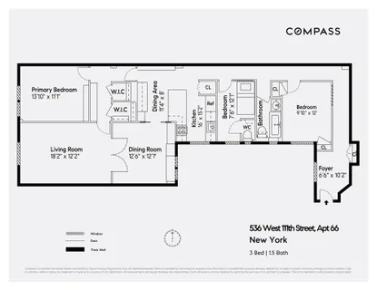 $1,495,000 | 536 West 111th Street, Unit 66 | Morningside Heights