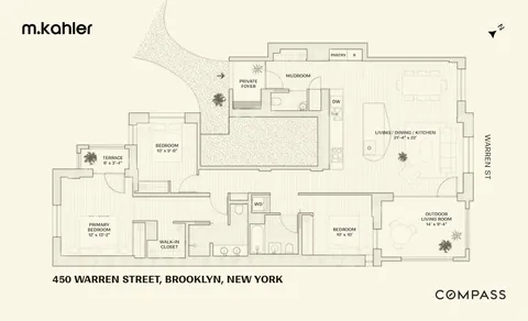 $2,790,000 | 450 Warren Street, Unit 3E | Boerum Hill