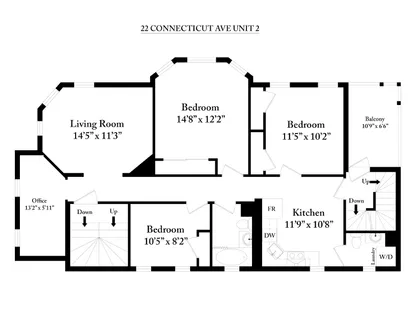 a picture of a floor plan