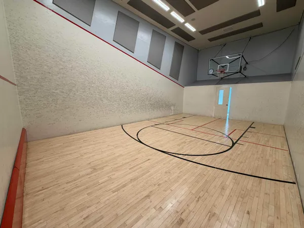 a view of wooden floor