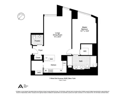 $1,950,000 | 1 West End Avenue, Unit 14E | Upper West Side