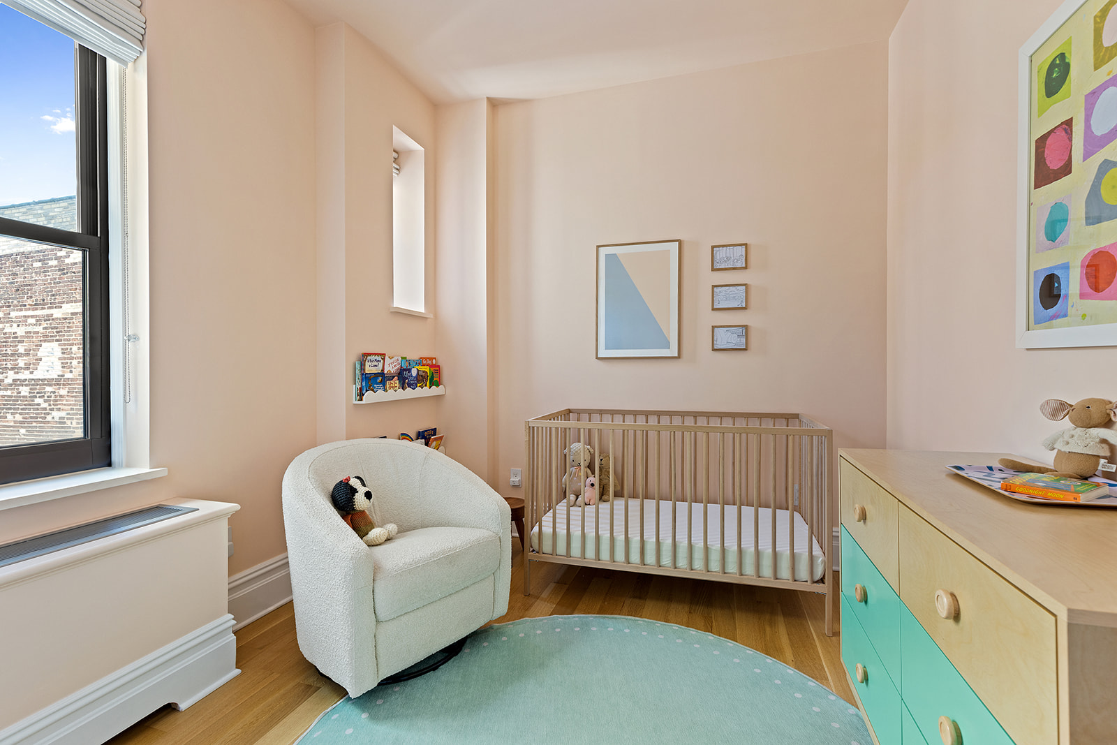 225 Eastern Parkway, Unit 6C Brooklyn, NY 11238 - Photo 5 of 12 a bedroom with a bed and a window