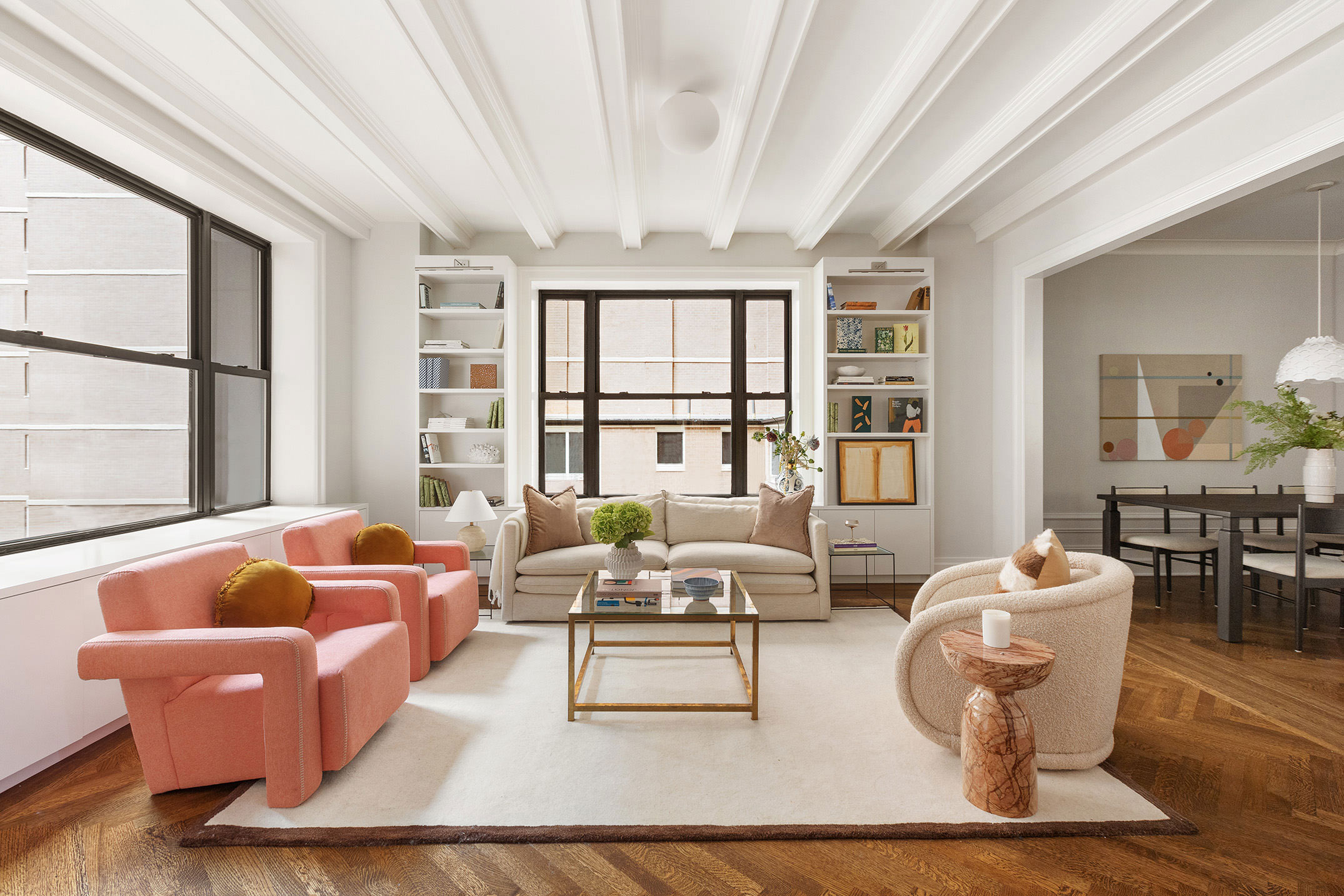 251 West 89th Street, Unit 4D Manhattan, NY 10024 - Photo 1 of 20 a living room with furniture and a large window