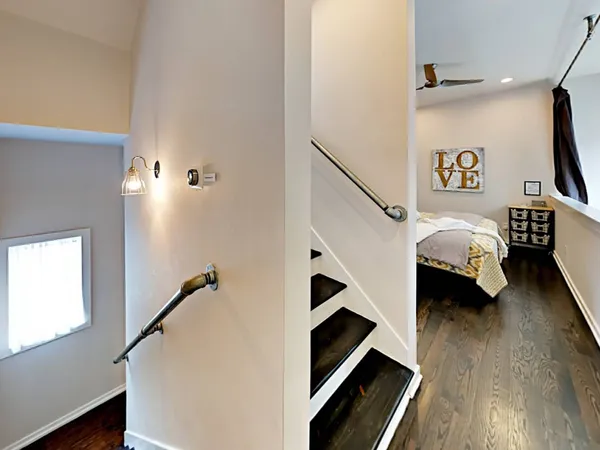 a room with a sink and cabinets