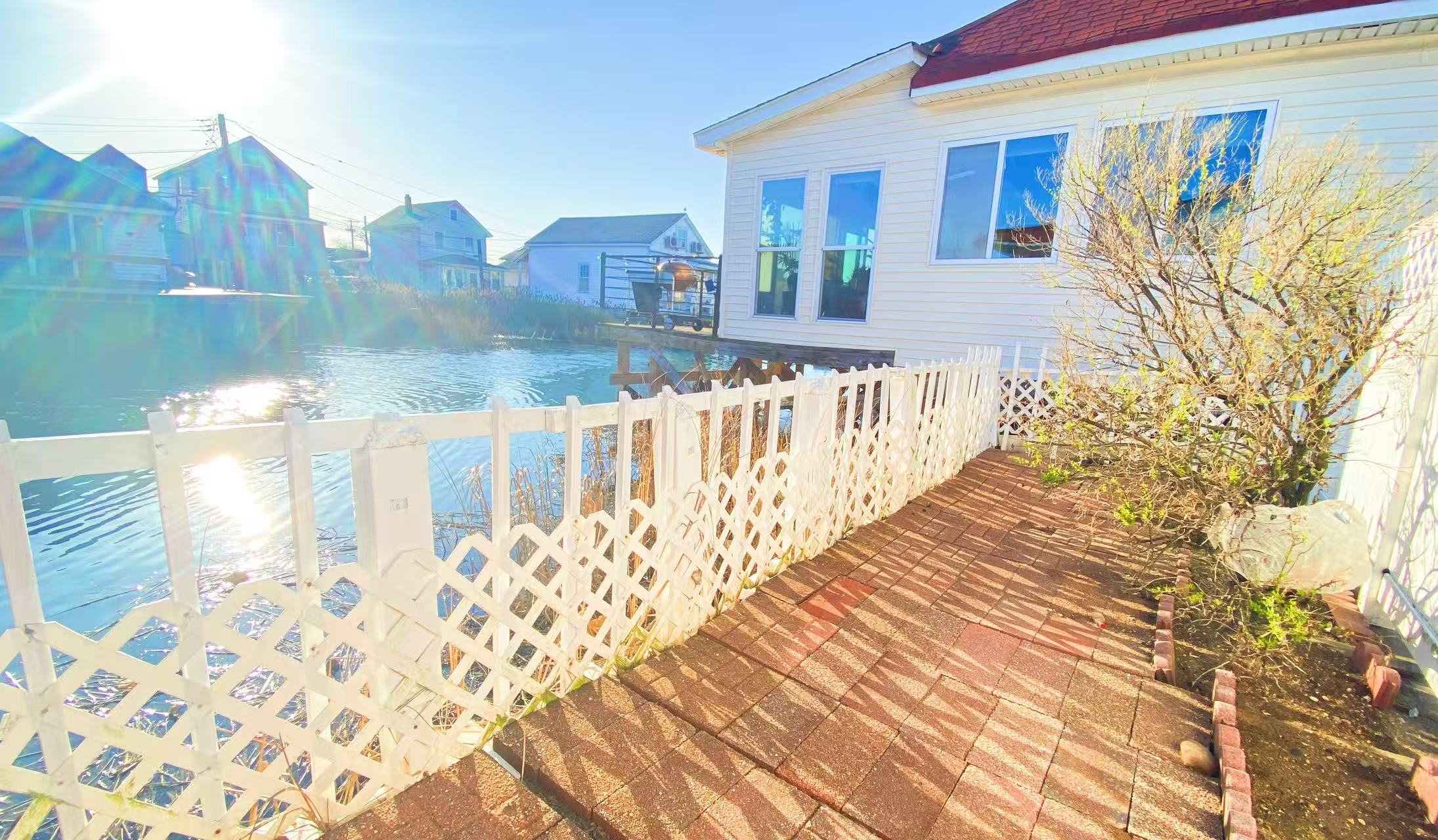 a view of a house with wooden floor