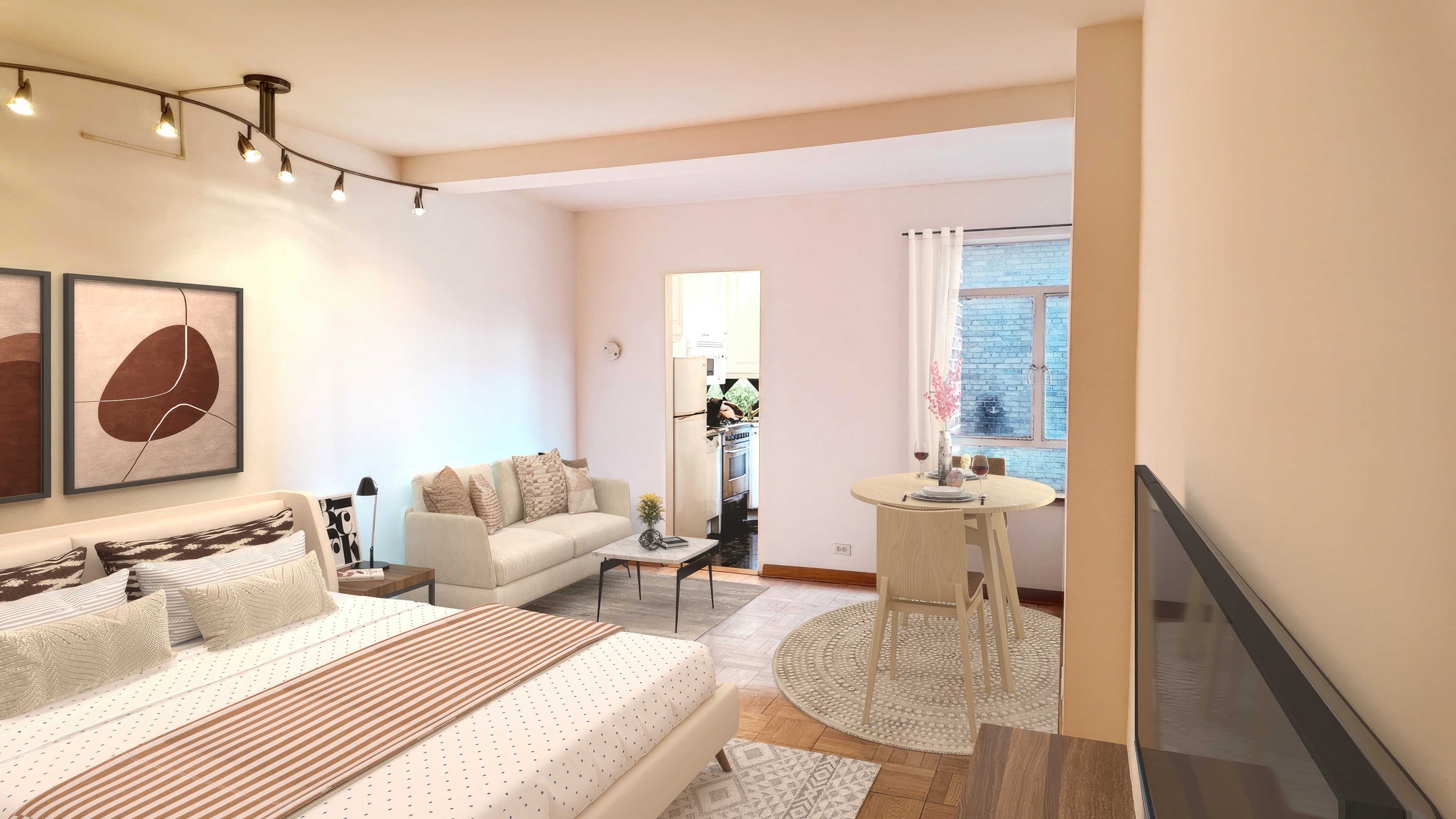 750 Park Avenue, Unit 8D Manhattan, NY 10021 - Photo 3 of 14 a living room with furniture and a window