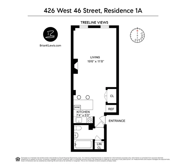 $399,000 | 426 West 46th Street, Unit 1A | Hell's Kitchen