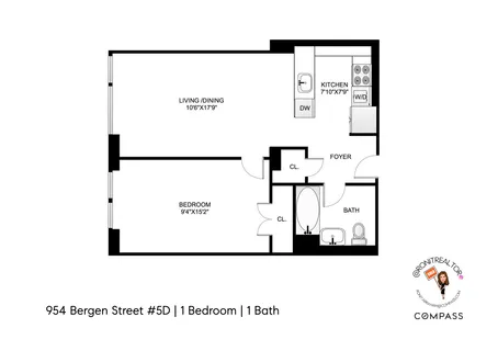 $625,000 | 954 Bergen Street, Unit 5D | Crown Heights