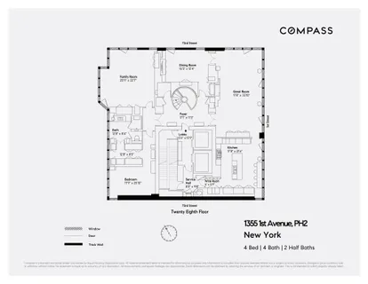 $15,950,000 | 1355 1st Avenue, Unit PH2 | Lenox Hill