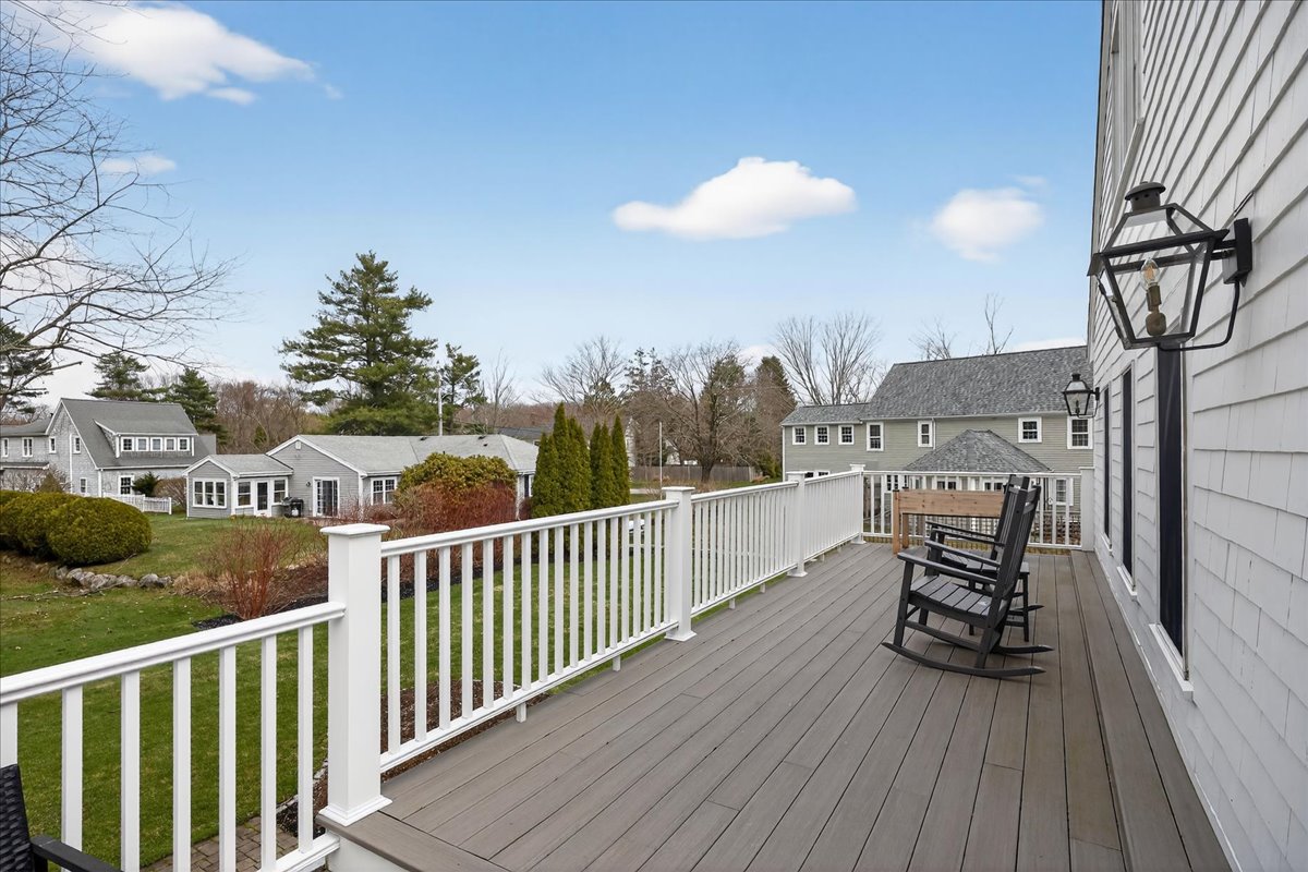 6 Studley Road Hingham, MA 02043 - Photo 22 of 27 a view of a balcony with furniture
