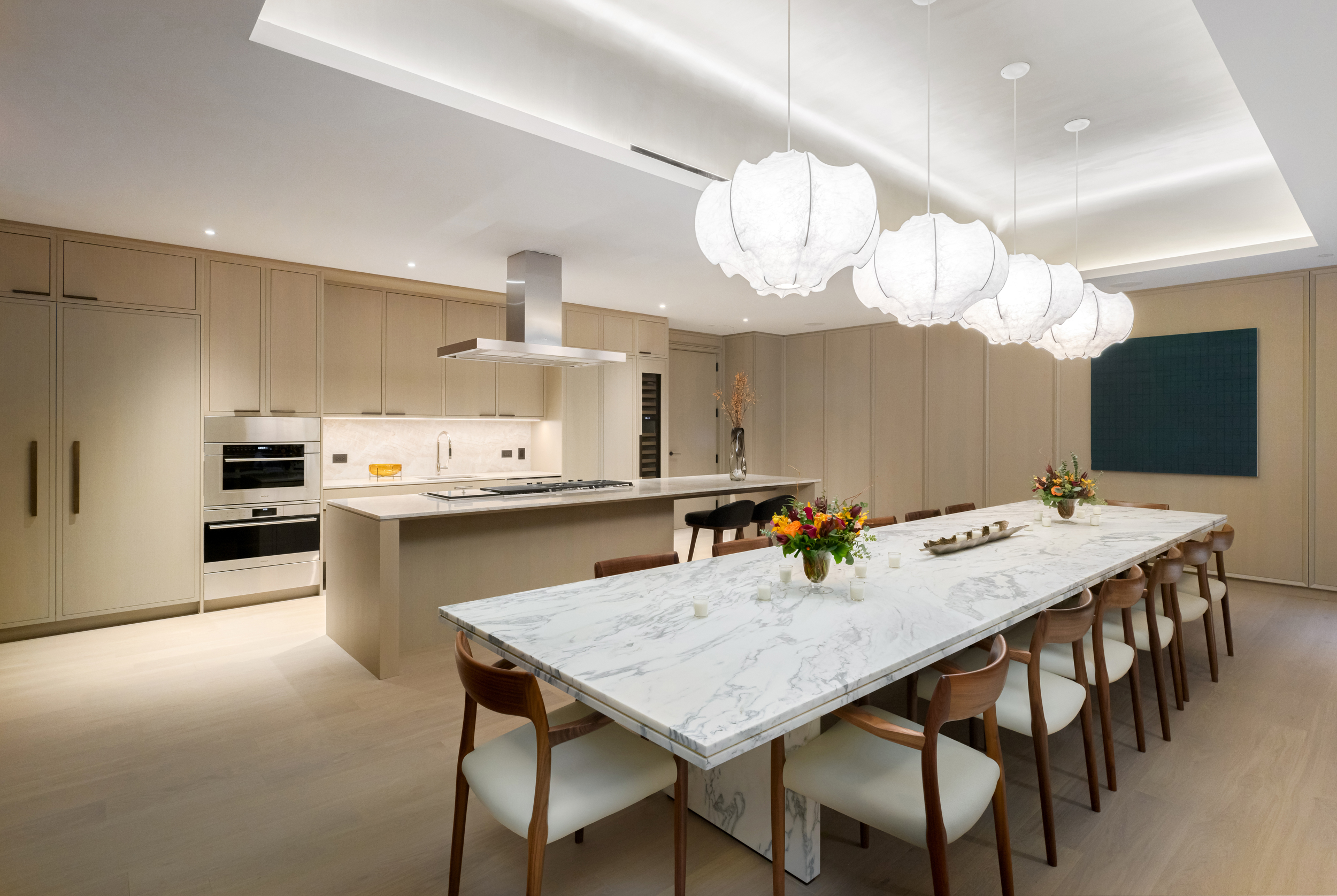 250 West 96th Street, Unit 12B Manhattan, NY 10025 - Photo 20 of 26 a view of a dining room with furniture and wooden floor