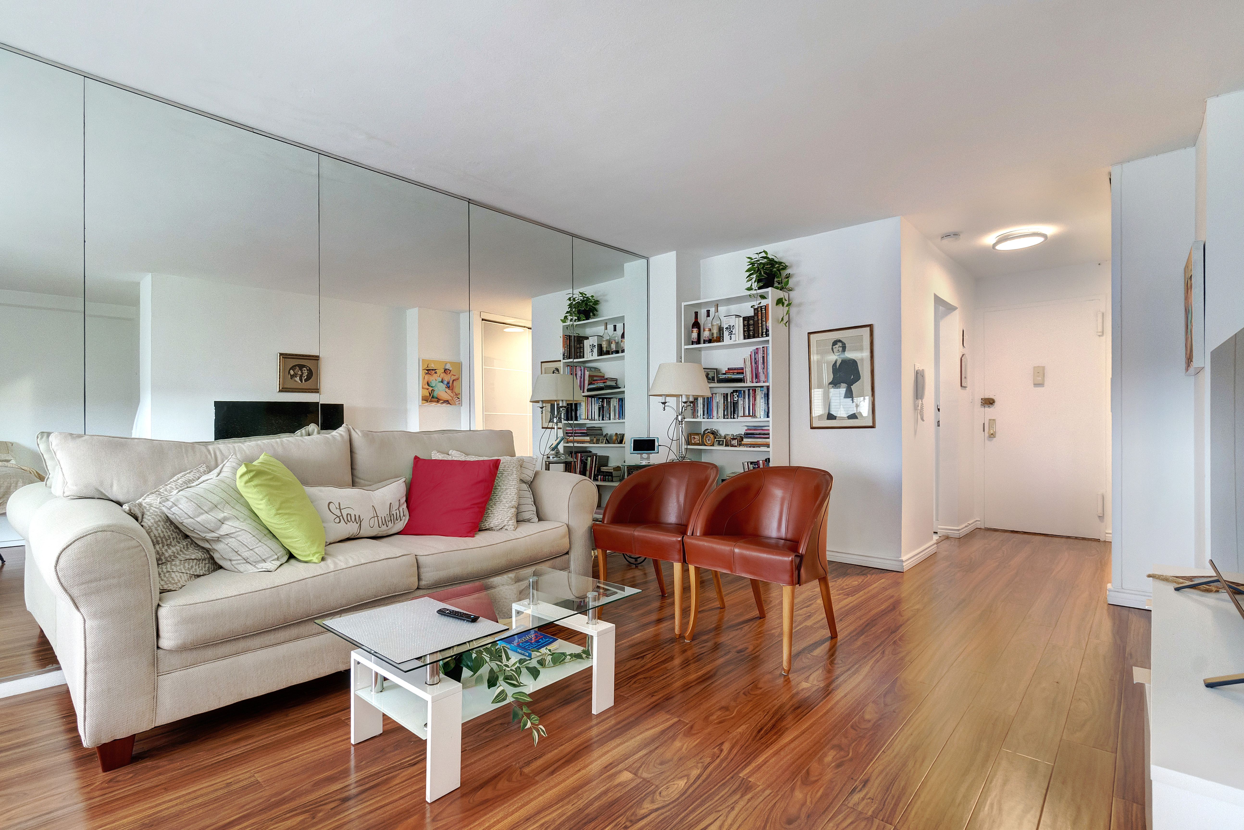 1170 Ocean Parkway, Unit 7A Brooklyn, NY 11230 - Photo 2 of 13 a living room with furniture and wooden floor