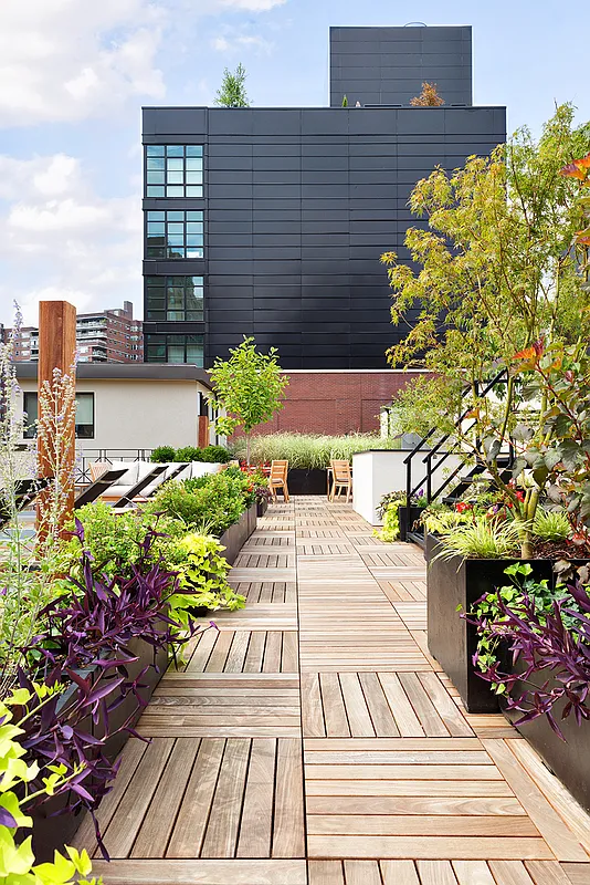 245 West 25th Street, Unit 1P Manhattan, NY 10001 - Photo 5 of 13 a view of a pathway with flower plants