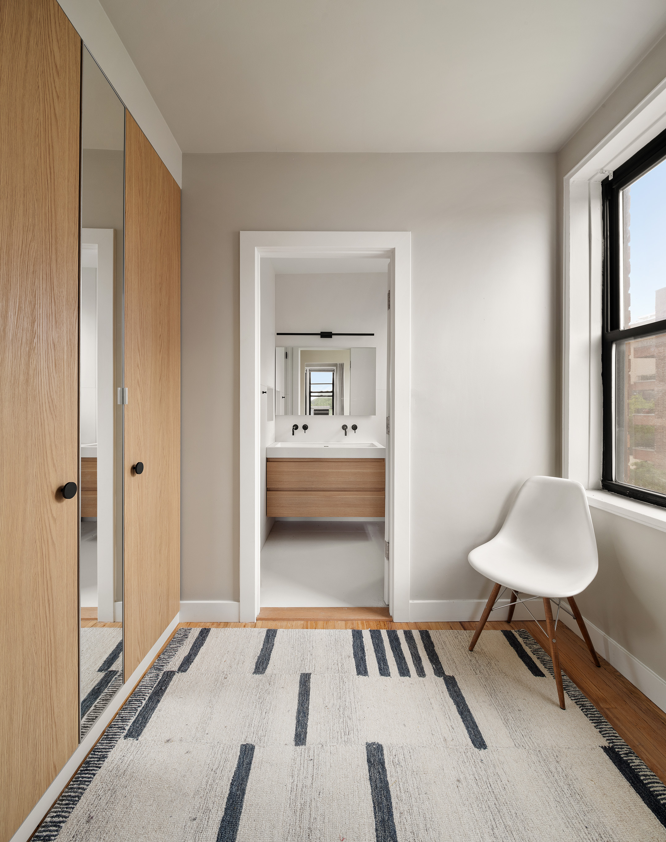 100 Ocean Parkway, Unit 4H Brooklyn, NY 11218 - Photo 7 of 11 a en suite bathroom with a sink and a mirror