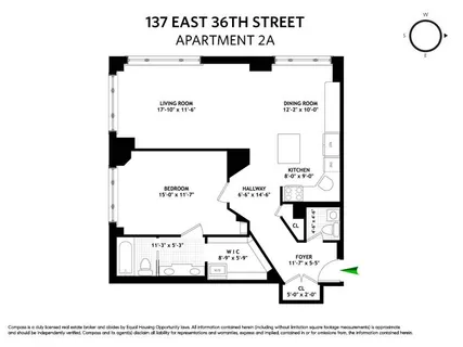 $895,000 | 137 East 36th Street, Unit 2A | Murray Hill