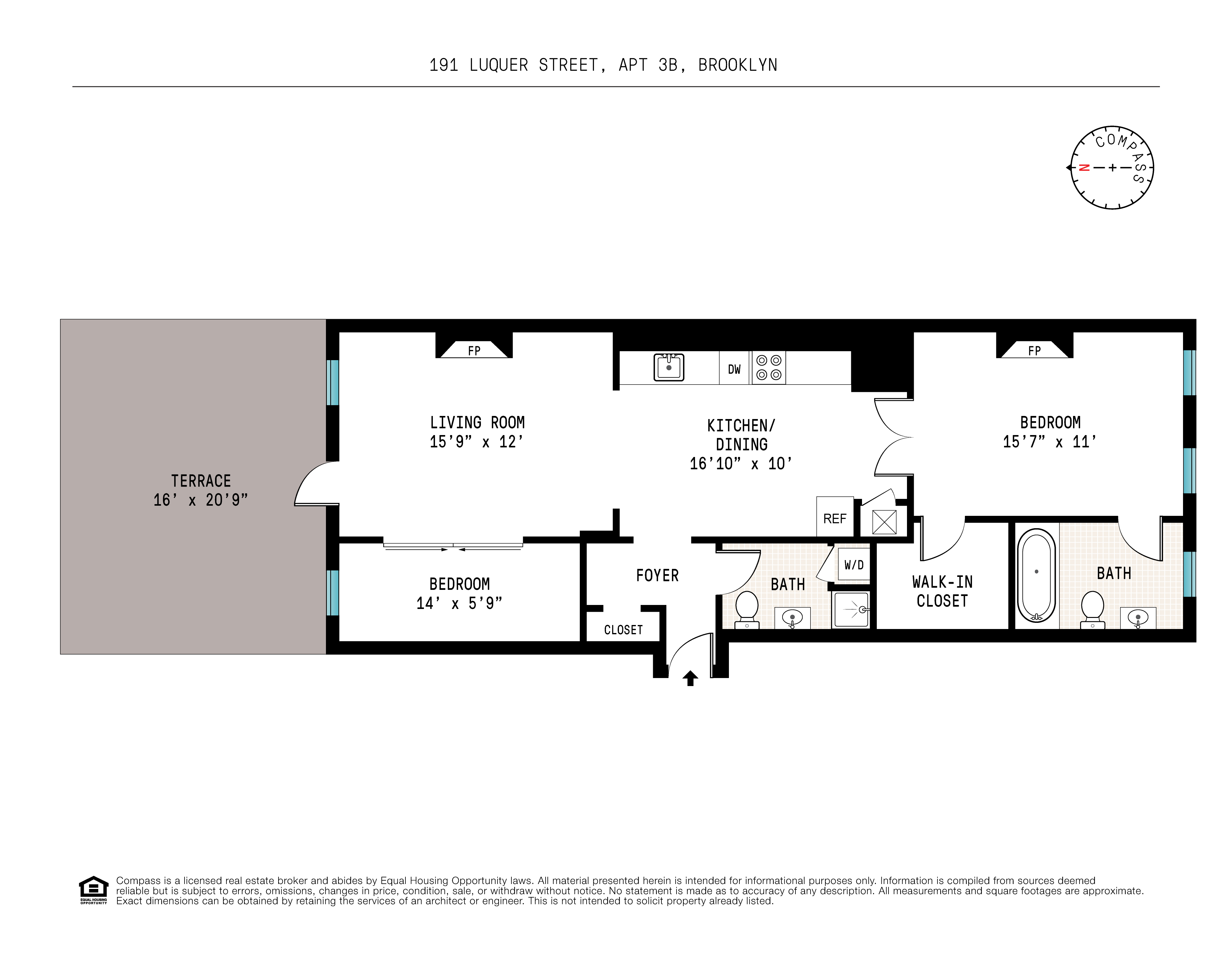 191 Luquer Street, Unit 3B Brooklyn, NY 11231 - Photo 7 of 7 a picture of a rug with a white wall