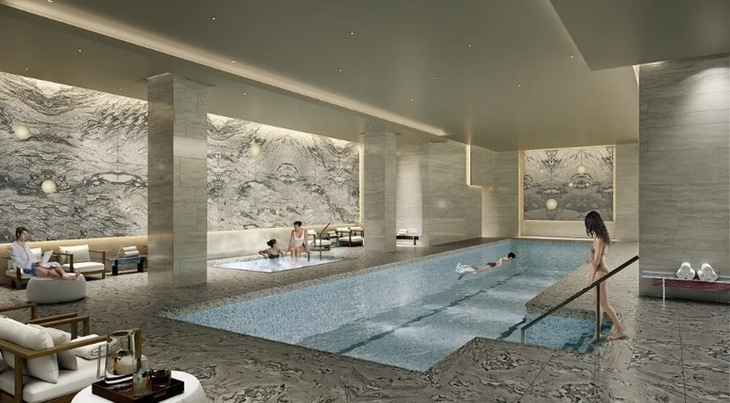 1 City Point, Unit 25L Brooklyn, NY 11201 - Photo 12 of 25 a spacious bathroom with a large tub and sink