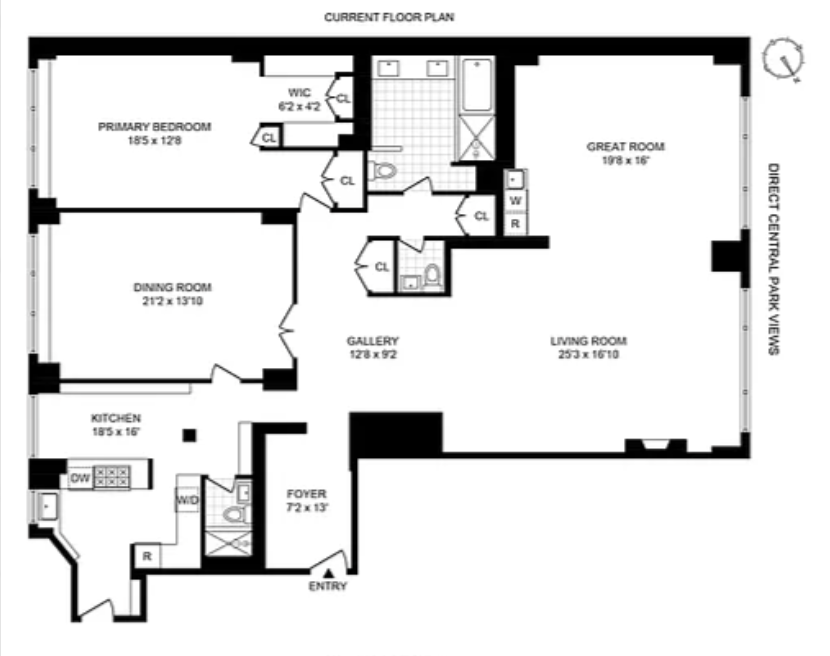 785 5th Avenue, Unit 3C Manhattan, NY 10022 - Photo 16 of 16 a picture of a bench in front of a wall