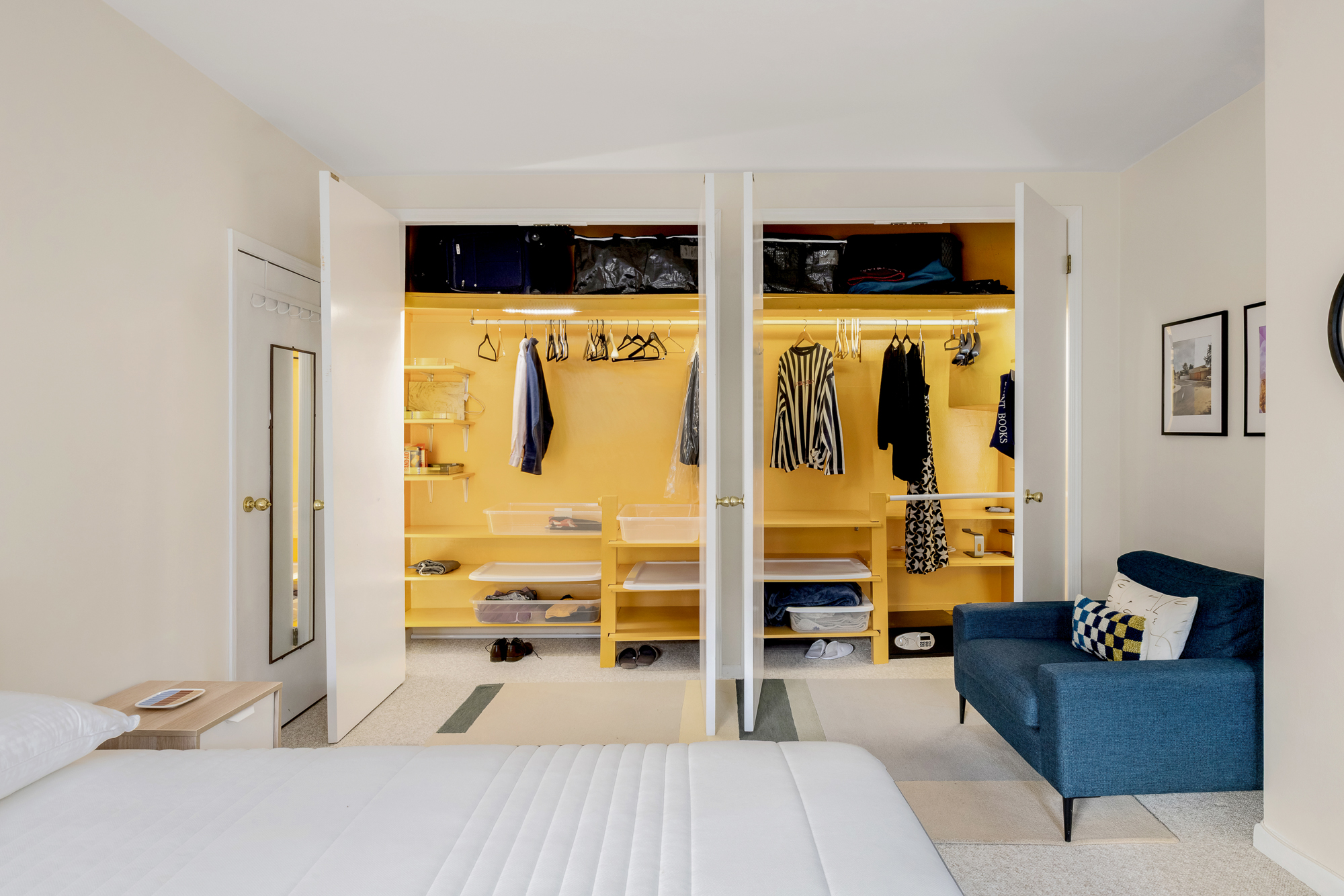 342 West 22nd Street, Unit 3 Manhattan, NY 10011 - Photo 8 of 11 a living room with furniture and wooden floor