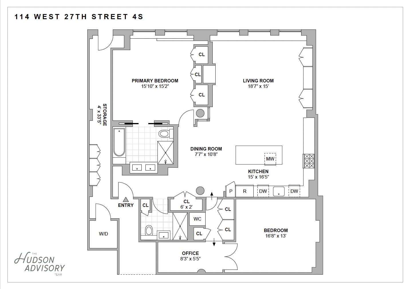 114 West 27th Street, Unit 4S Manhattan, NY 10001 - Photo 16 of 17 Gallery Image 16