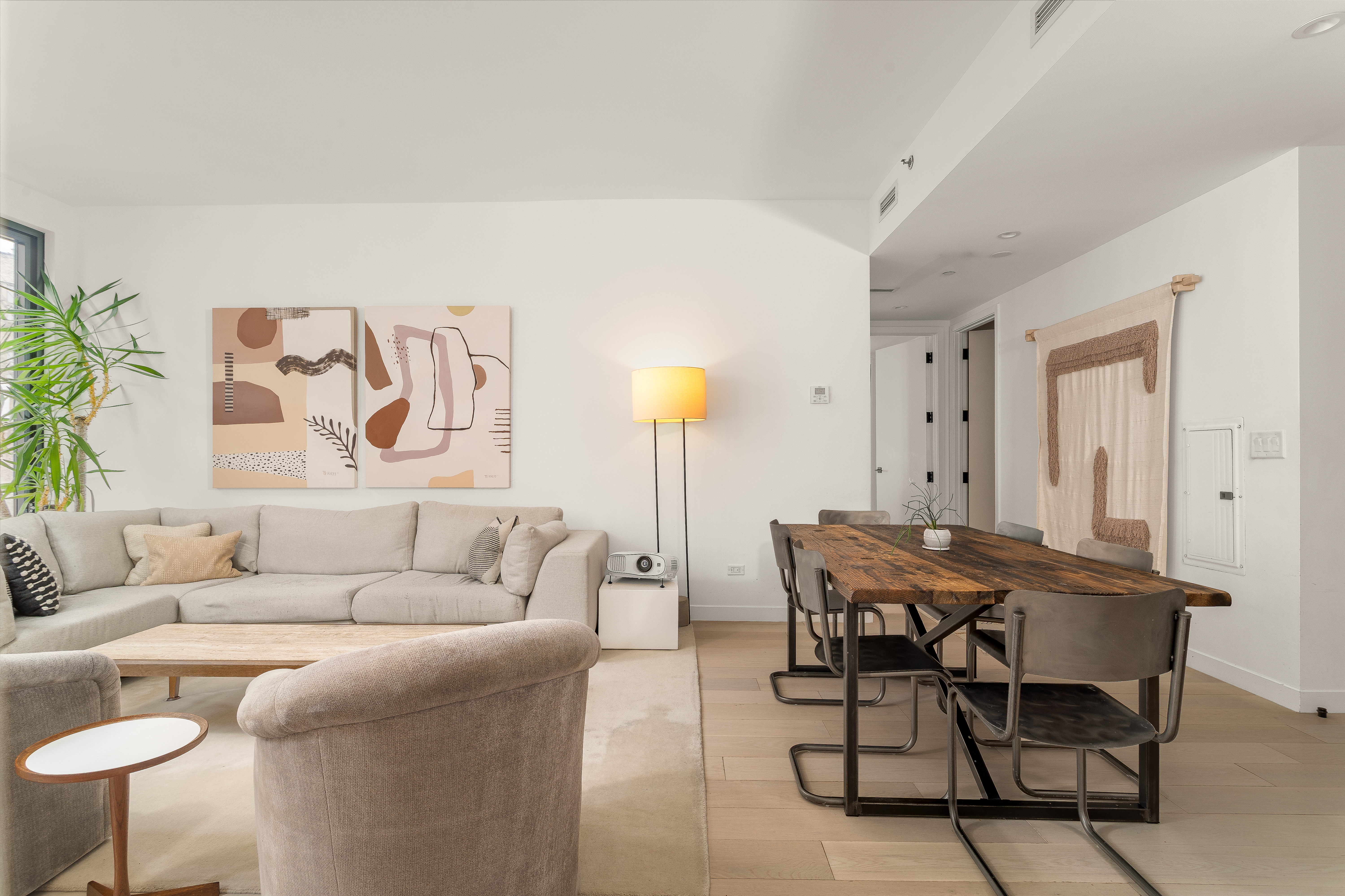 856 Washington Avenue, Unit 5A Brooklyn, NY 11238 - Photo 7 of 19 a living room with furniture and wooden floor