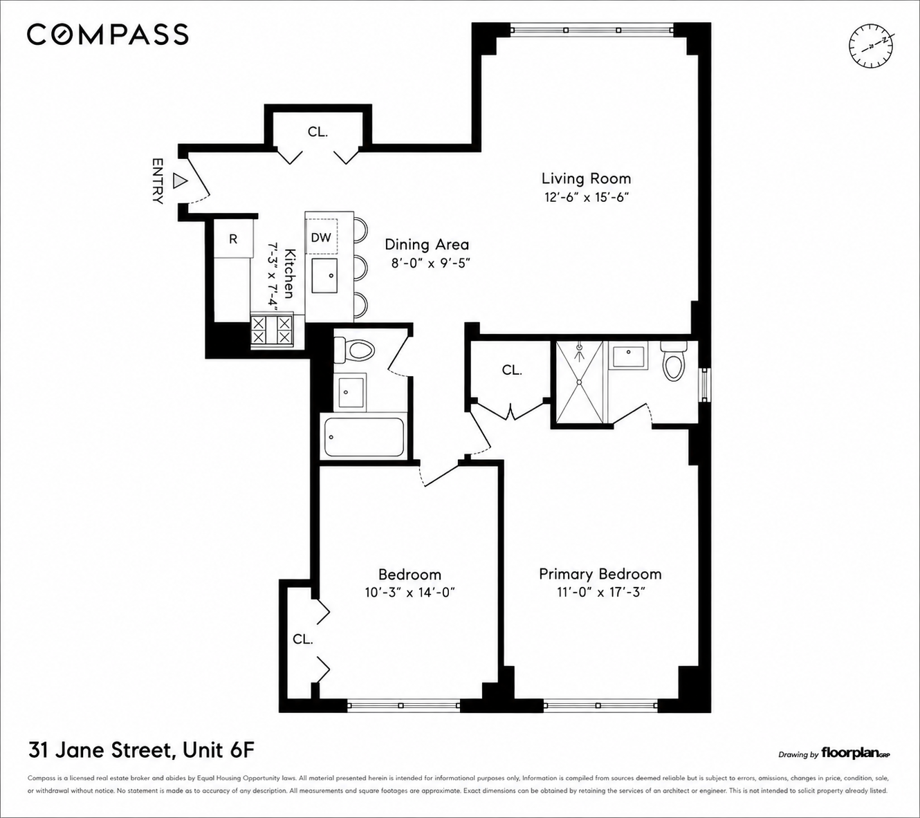31 Jane Street, Unit 6F Manhattan, NY 10014 - Photo 17 of 17 Gallery Image 17