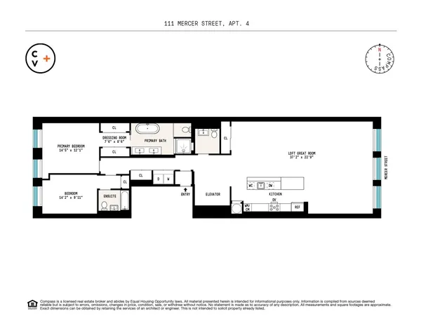 $26,000 | 111 Mercer Street, Unit 4 | SoHo