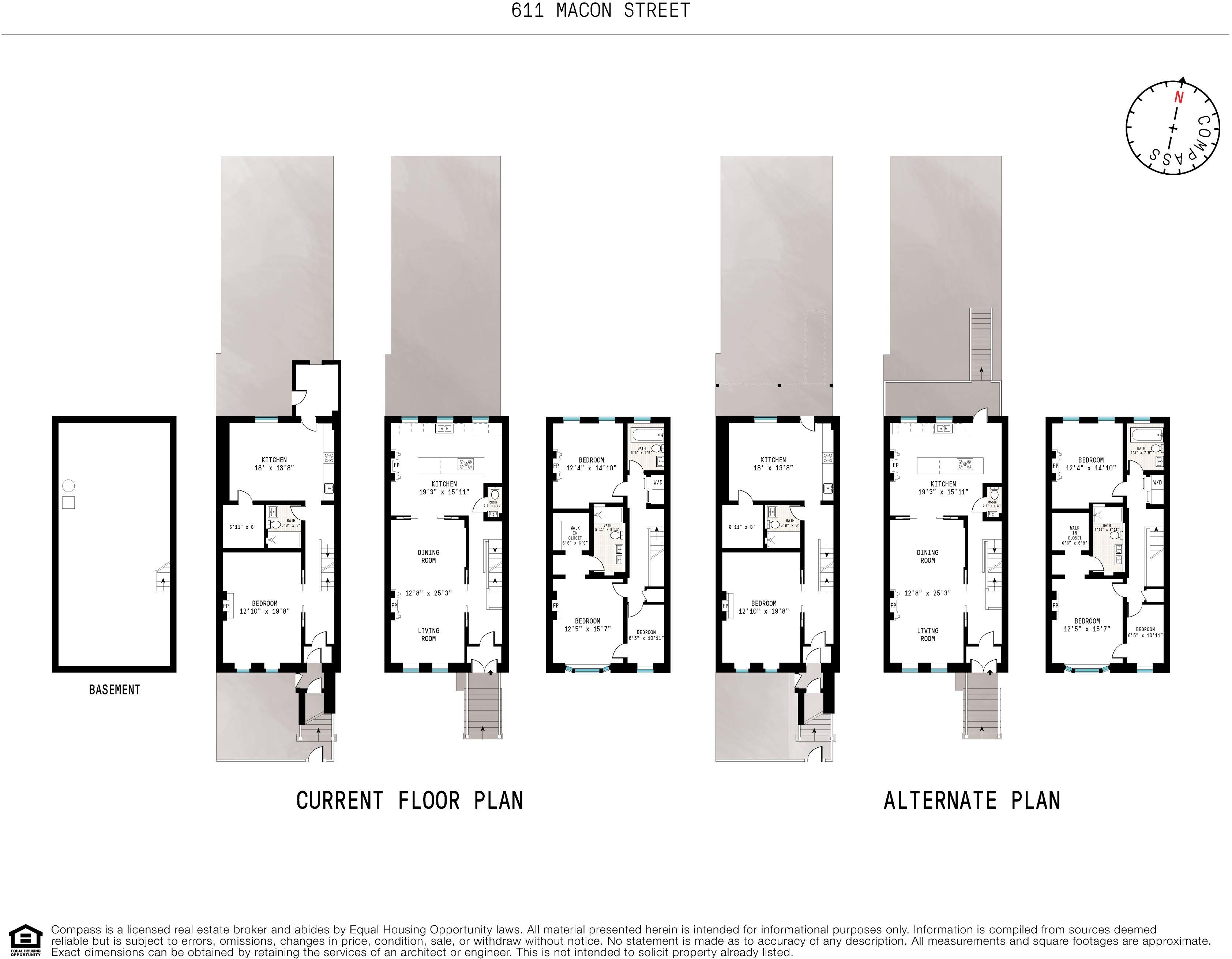 611 Macon Street Brooklyn, NY 11233 - Photo 12 of 12 a black and white photo of a living room