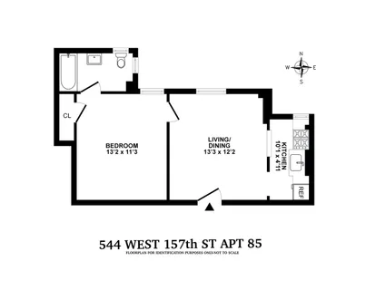 $299,000 | 544 West 157th Street, Unit 85 | Washington Heights