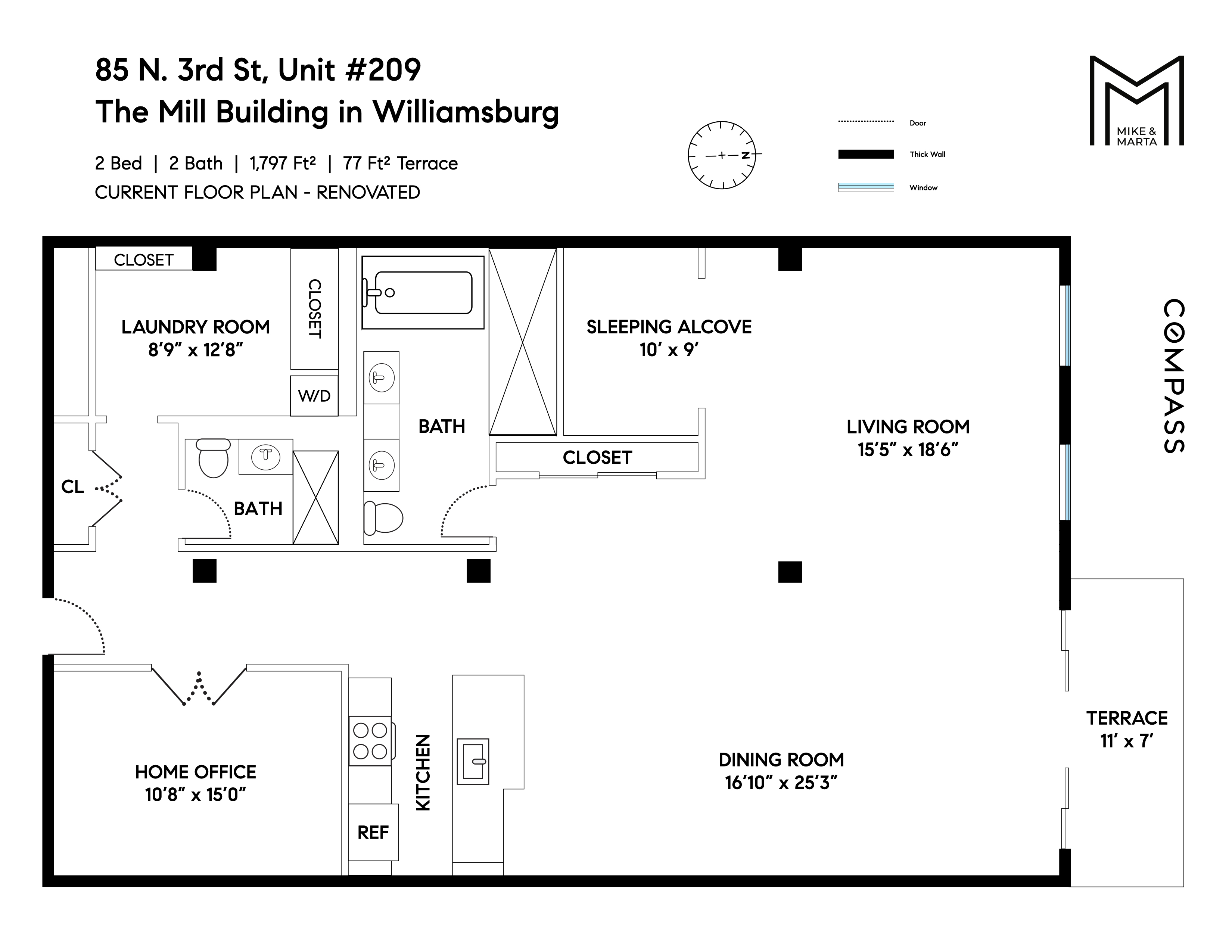 85 North 3rd Street, Unit 209 Brooklyn, NY 11249 - Photo 16 of 17