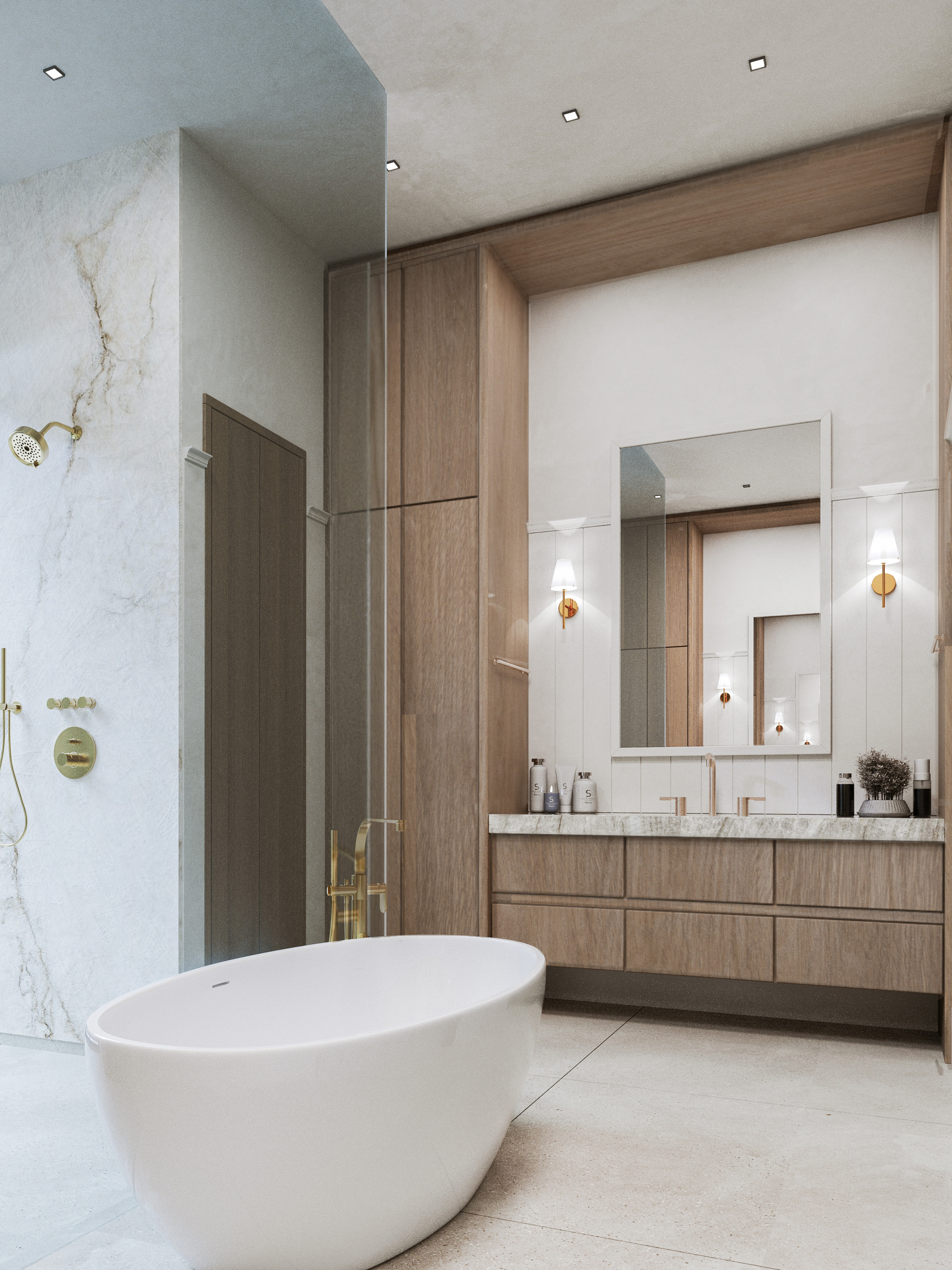 3 Hudson Avenue Ocean Ridge, FL 33435 - Photo 21 of 23 a bathroom with a bathtub and a mirror