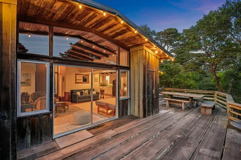 a view of outdoor seating