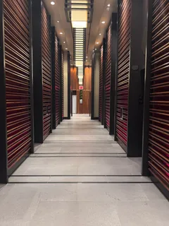 a picture of a park with a bench