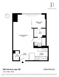 $695,000 | 205 3rd Avenue, Unit 12P | Gramercy