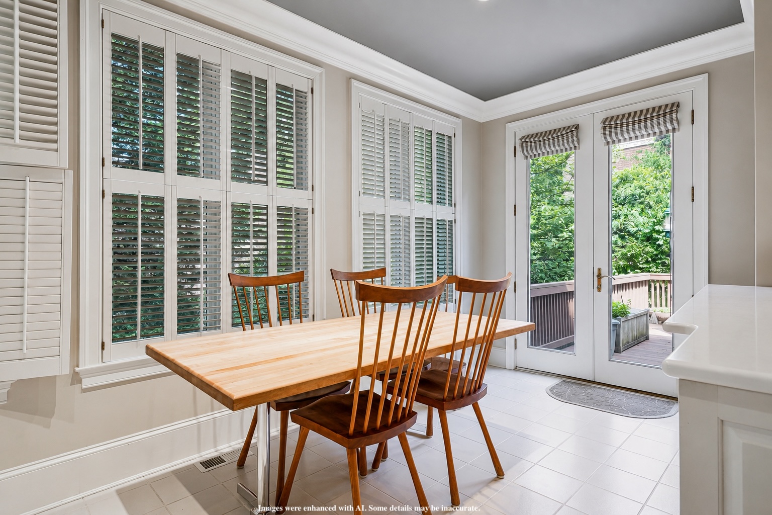 4753 Reservoir Road Northwest Washington, DC 20007 - Photo 12 of 51 a view of a dining room with furniture window and outside view