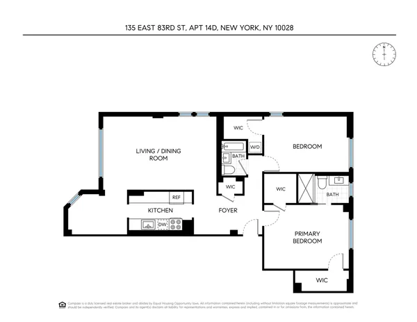 $2,000,000 | 135 East 83rd Street, Unit 14D | Upper East Side