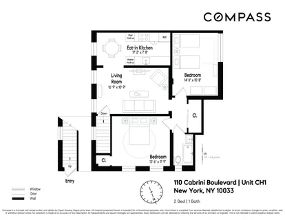 $799,000 | 110 Cabrini Boulevard, Unit CH1 | Hudson Heights