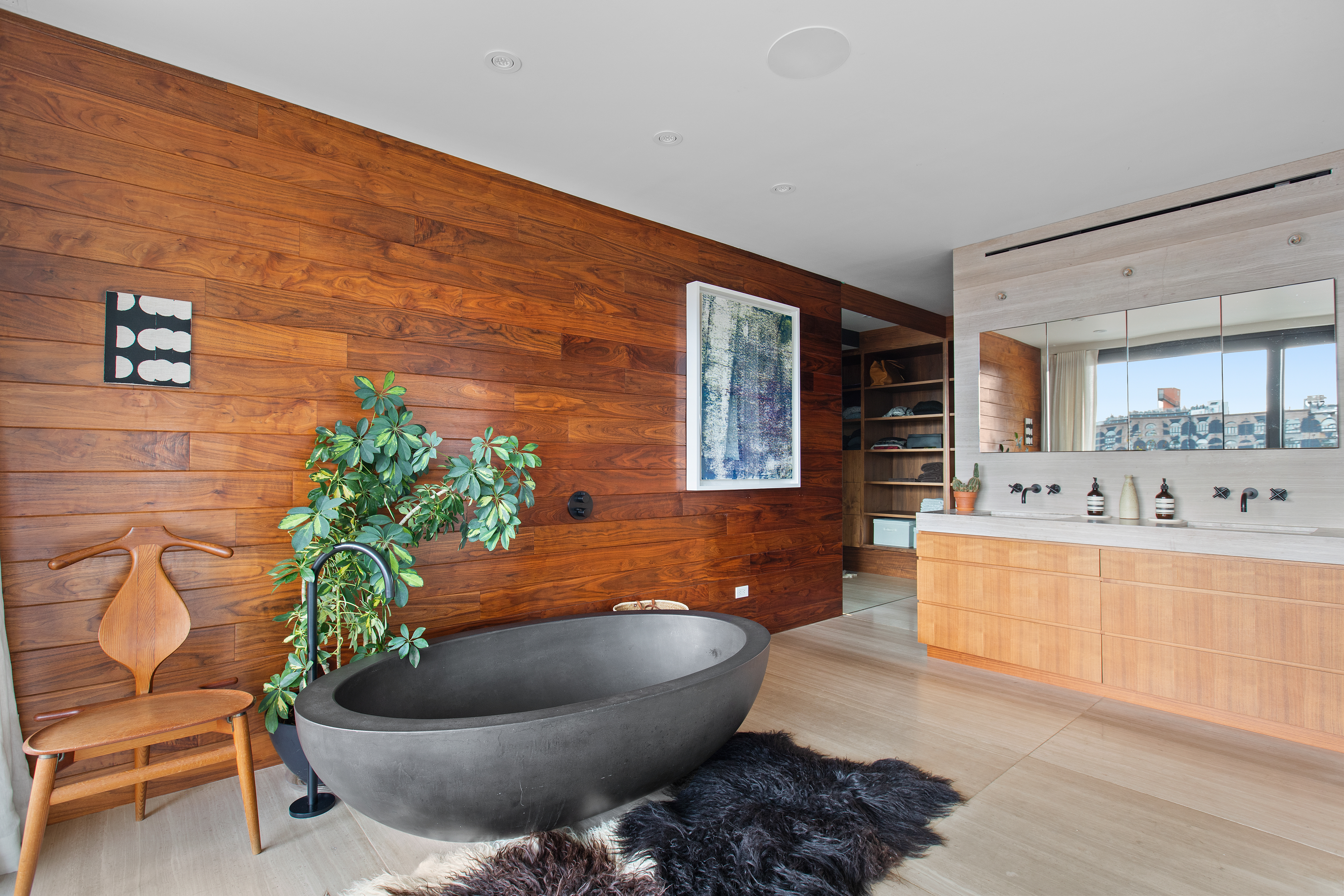 440 Van Brunt Street Brooklyn, NY 11231 - Photo 28 of 33 a living room with furniture and a potted plant