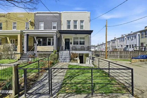 a view of a building with many windows