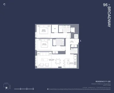 $2,570,000 | 250 West 96th Street, Unit 19E | Upper West Side