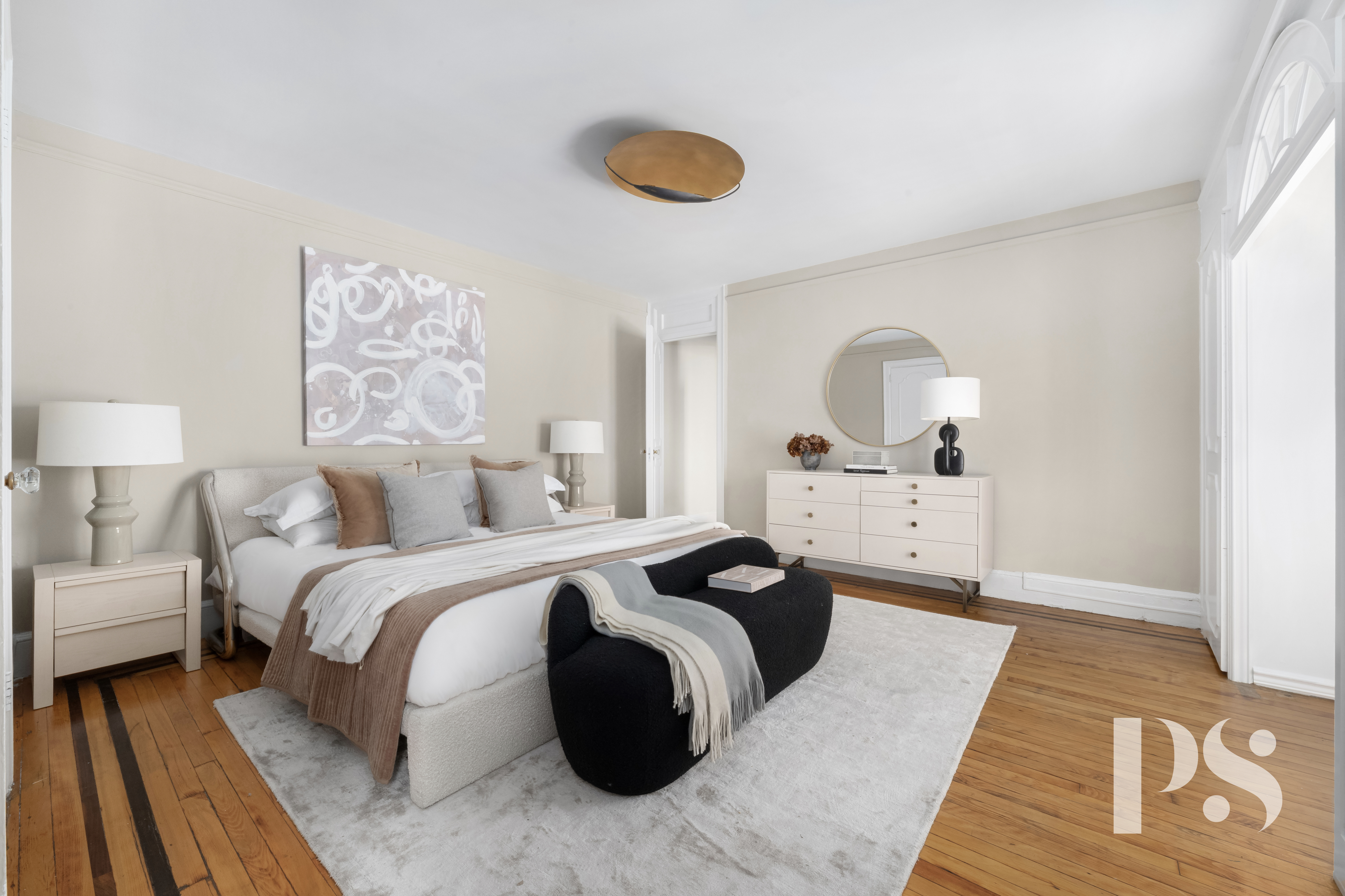 35 East 9th Street, Unit 33 Manhattan, NY 10003 - Photo 9 of 14 a spacious bedroom with a bed and window