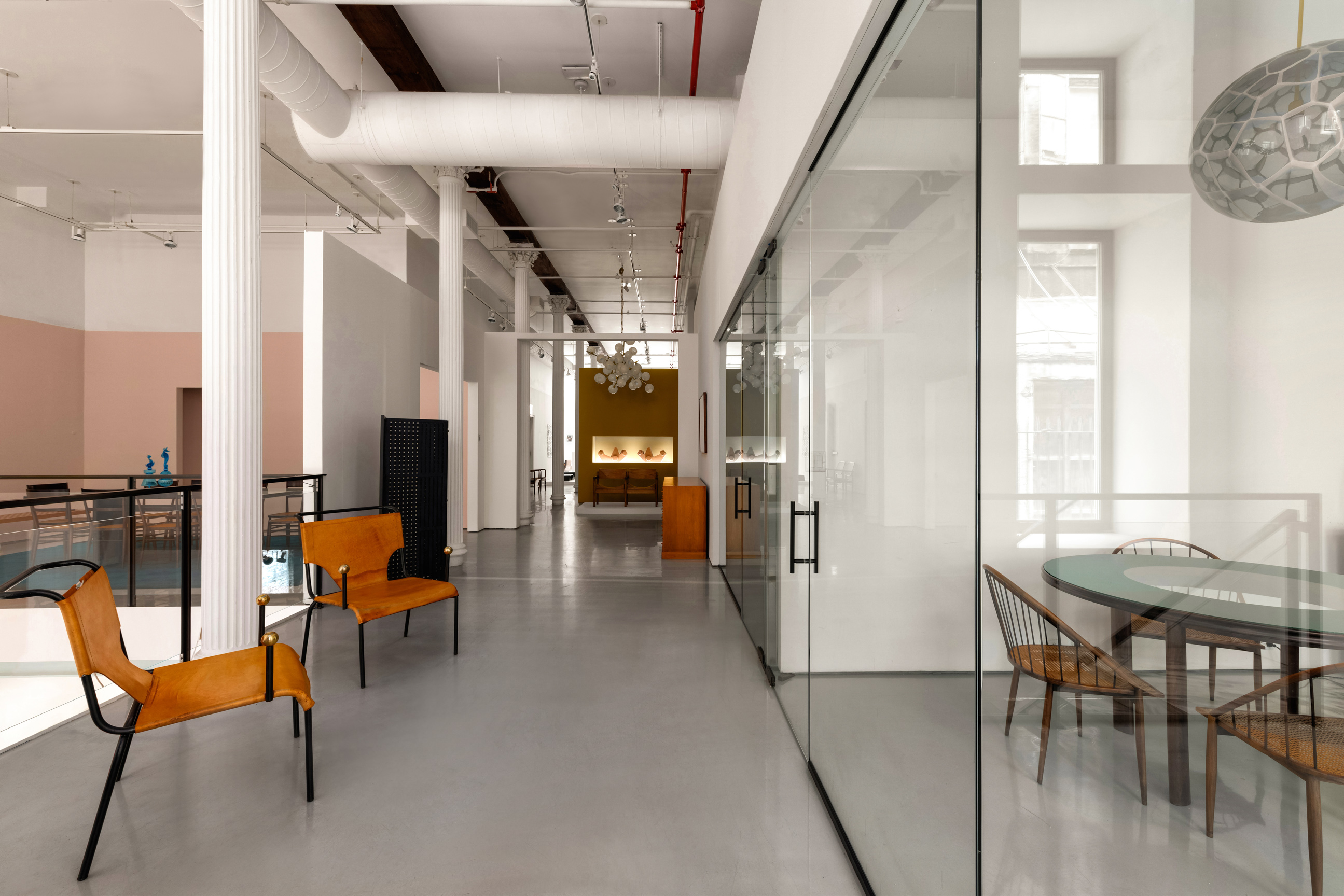 64 White Street, Unit RETAIL Manhattan, NY 10013 - Photo 8 of 21 a lobby with furniture and outdoor seating