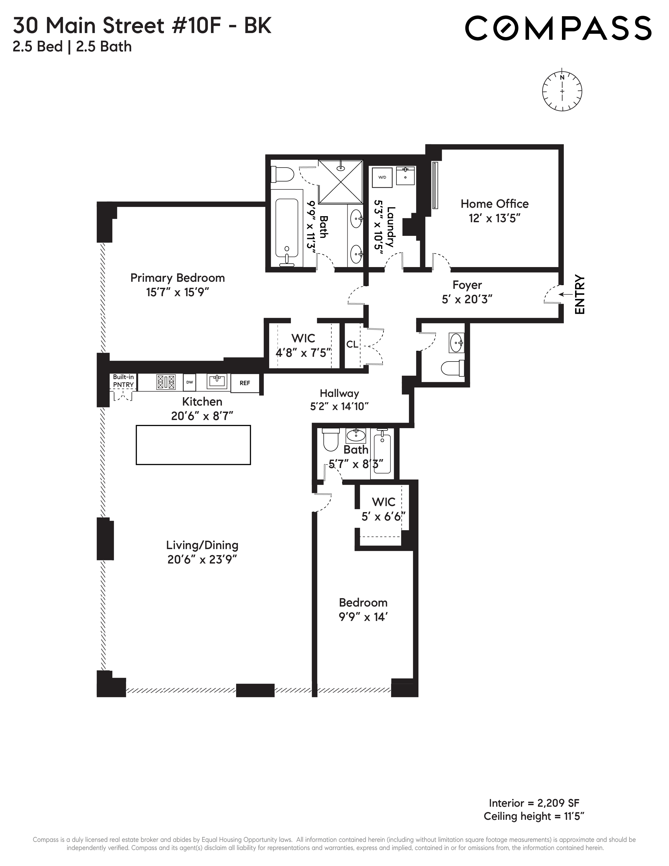 30 Main Street, Unit 10F Brooklyn, NY 11201 - Photo 16 of 16 Gallery Image 16