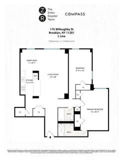 $929,000 | 191 Willoughby Street, Unit 4L | Downtown Brooklyn